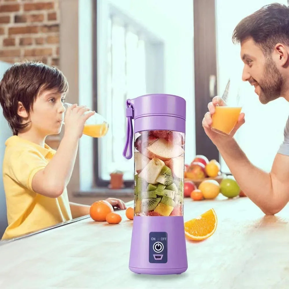 Portable Juicer Blender, USB Travel Juice Cup Baby Food Mixing Machine