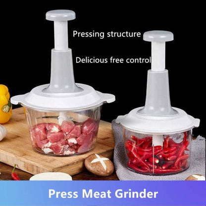 Hand Press Vegetable Chopper – Effortless Cutting, Chopping & Grinding Solution for Your Kitchen